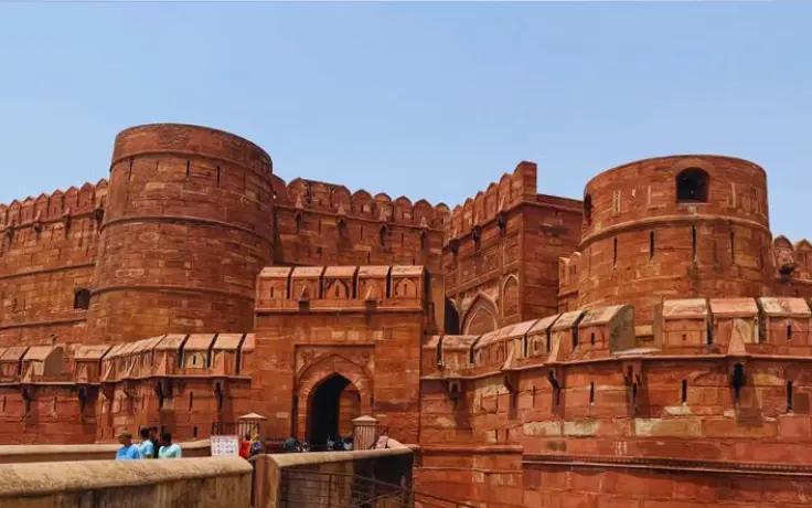 Red Fort in Delhi with historic Mughal architecture – included in Namaste Yatra Tours Delhi sightseeing options