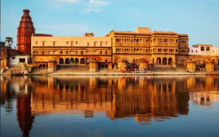 Keshi Ghat Vrindavan during Delhi Mathura Vrindavan Agra 2 Days Tour by Namaste Yatra Tours.