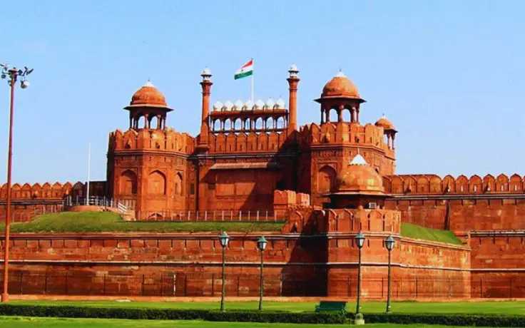 Red Fort view during Private Full Day Old and New Delhi City Tour by Namaste Yatra Tours