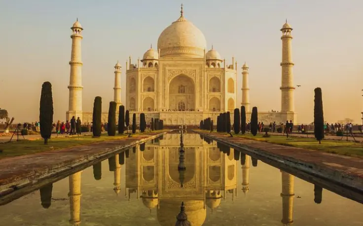 Taj Mahal sunrise in Agra on Golden Triangle Tour 2 Days with Namaste Yatra Tours