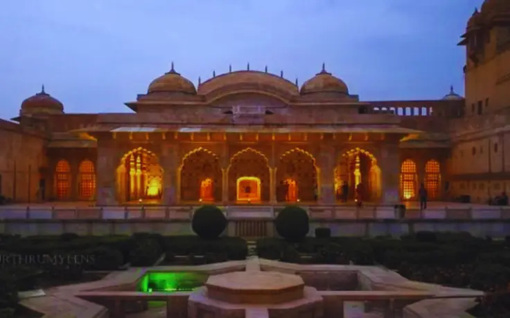 Amber Fort Jaipur at Night in Golden Triangle Tour 7 Days by Namaste Yatra Tours