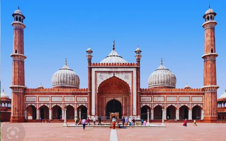 Jama Masjid Delhi during Golden Triangle Tour 6 Days by Namaste Yatra Tours