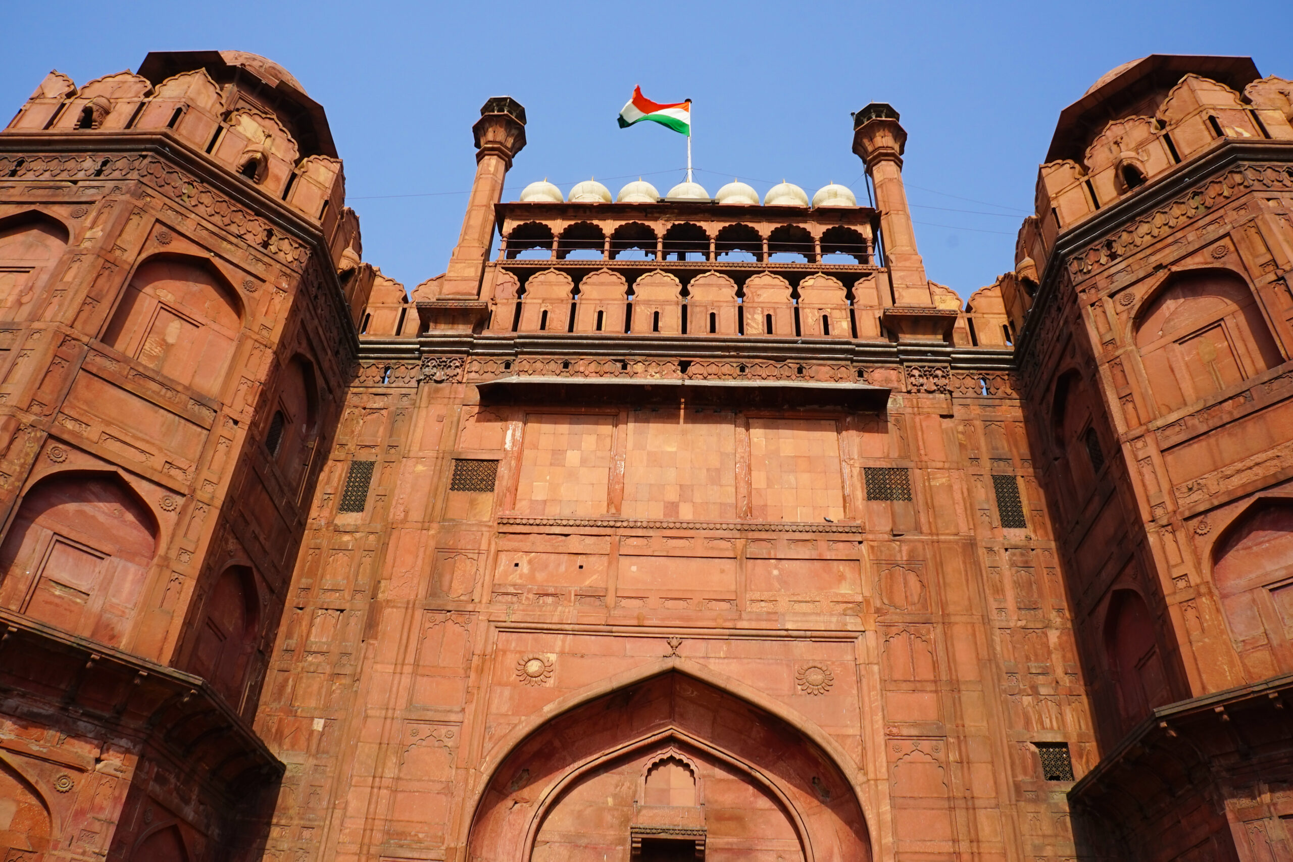 Red Fort Delhi during Agra Overnight Tour from Delhi