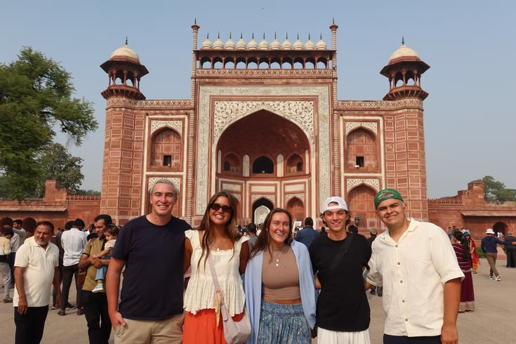 Taj Mahal sunrise tour from delhi happy clients from america